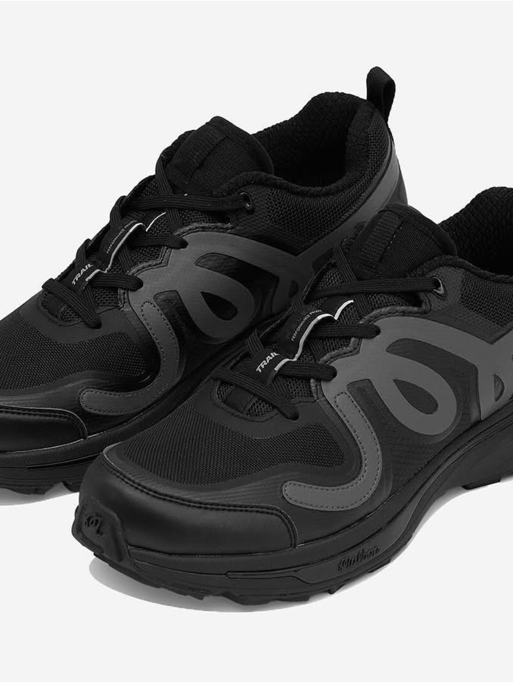 Malbon Trail Spikeless Golf Shoes Black Gray Men’s Size 10